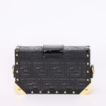 Fendi Zucca Embossed Trunk Baguette Bag