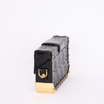 Fendi Zucca Embossed Trunk Baguette Bag