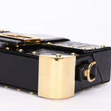Fendi Zucca Embossed Trunk Baguette Bag