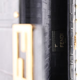 Fendi Zucca Embossed Trunk Baguette Bag