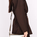 Gucci Snakeskin Horsebit 1955 Shoulder Bag Metallic