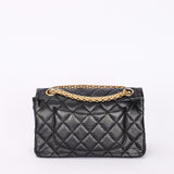 Chanel 2.55 Reissue 255 Lucky Charms Double Flap Black Calfskin AGHW