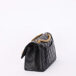 Chanel 2.55 Reissue 255 Lucky Charms Double Flap Black Calfskin AGHW