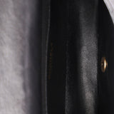 Rare Chanel Medallion Coin Medium Single Flap Black Crinkled Calfskin 2015 MMHW