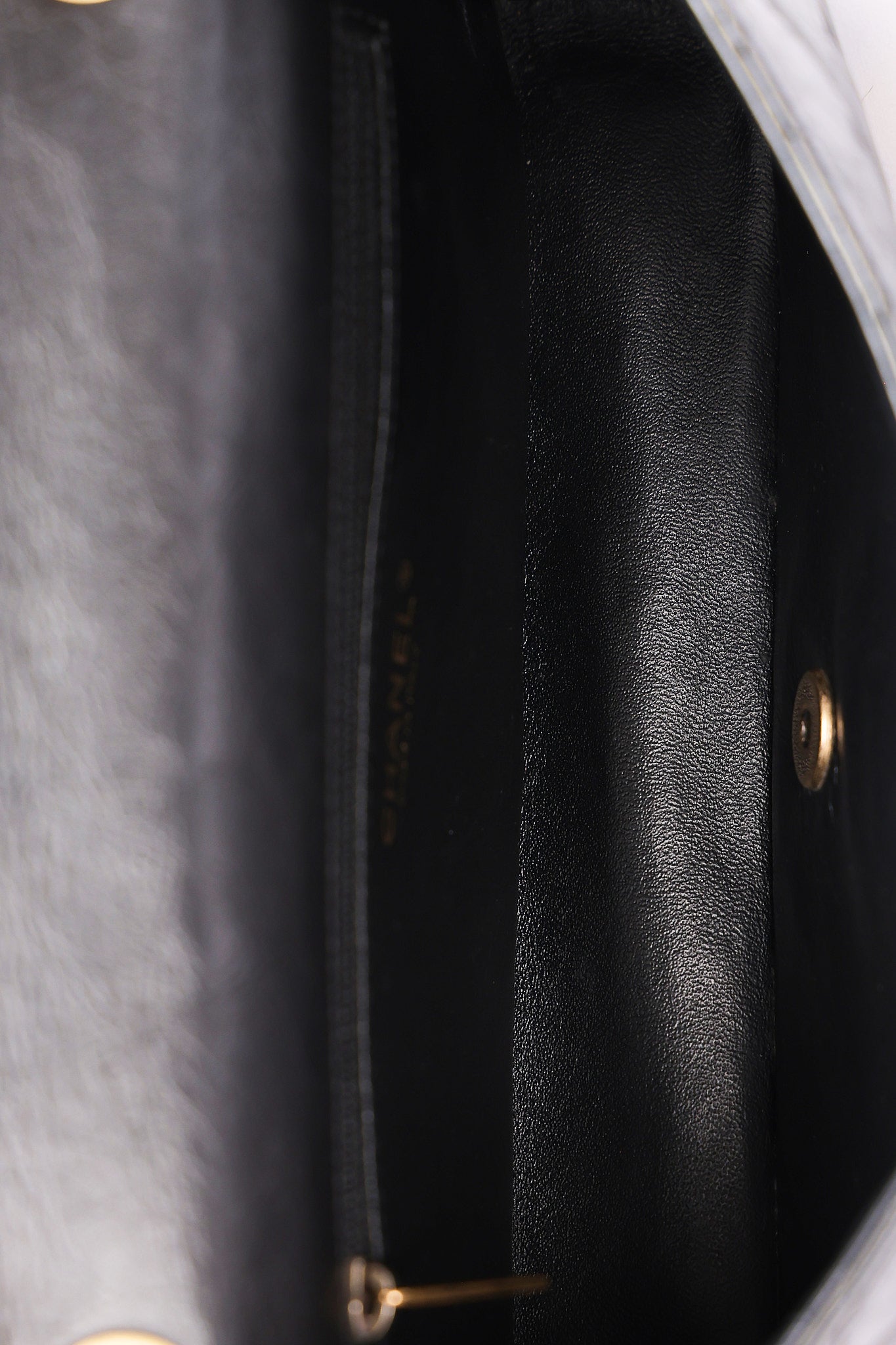 Rare Chanel Medallion Coin Medium Single Flap Black Crinkled Calfskin 2015 MMHW