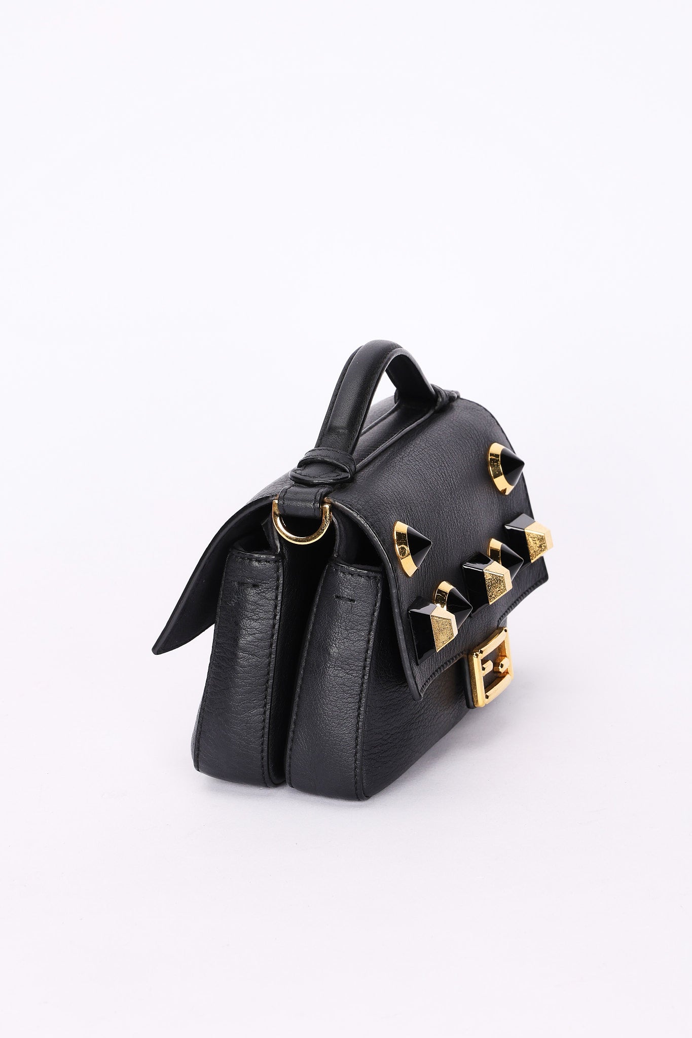Fendi Studded Double Sided Micro Baguette