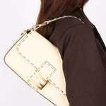 Fendi Studded Baguette Bag