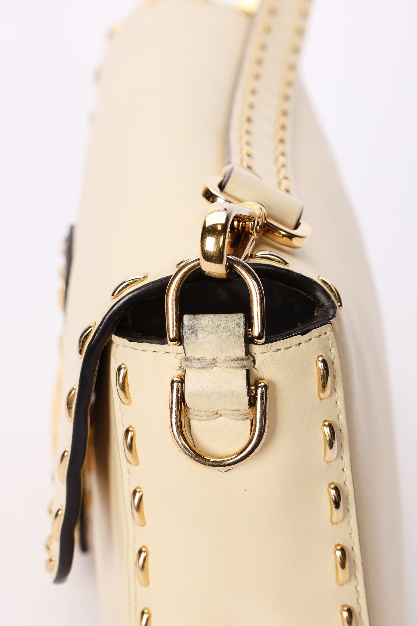 Fendi Studded Baguette Bag