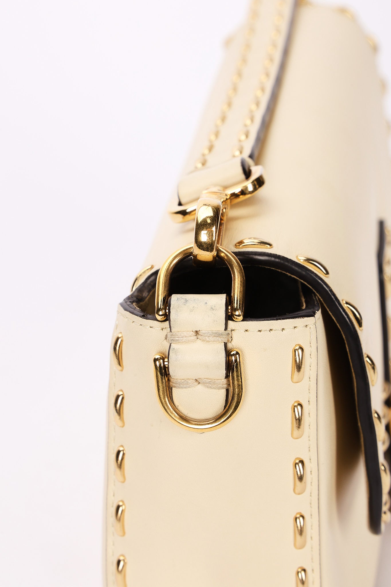 Fendi Studded Baguette Bag