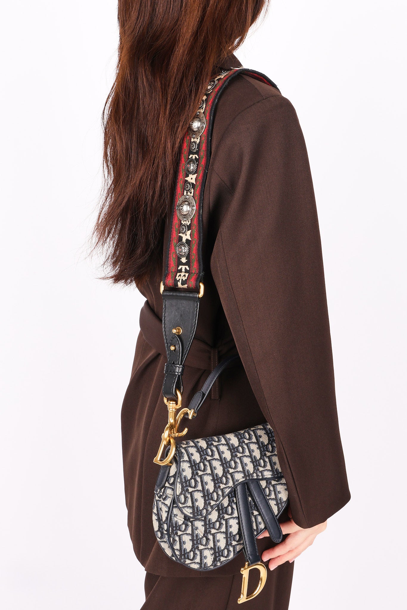 Dior Trotter Mini Saddle with Guitar Strap