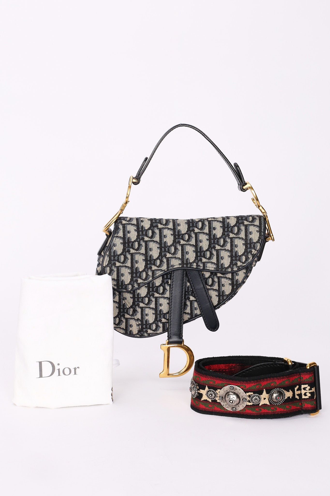 Dior Trotter Mini Saddle with Guitar Strap