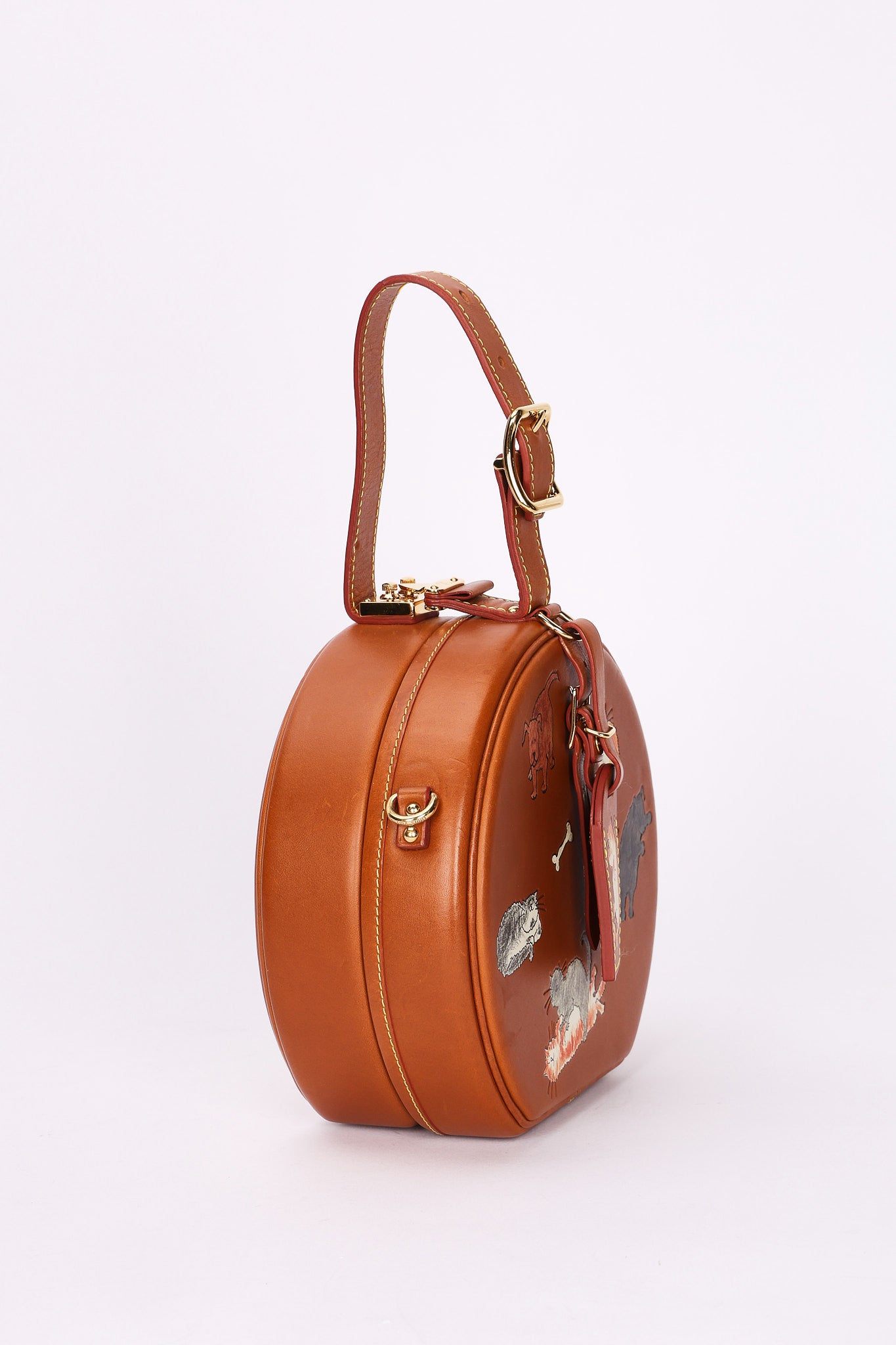 Limited Edition Louis Vuitton X Grace Coddington Catogram Petite Boite Chapeau