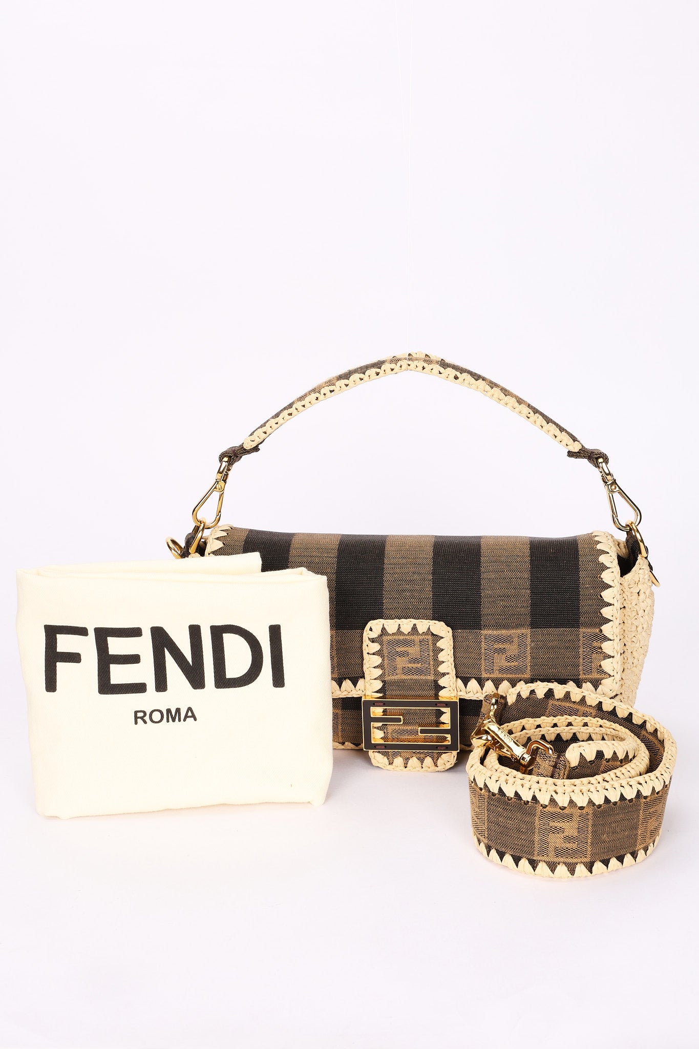 Fendi Pequin Baguette