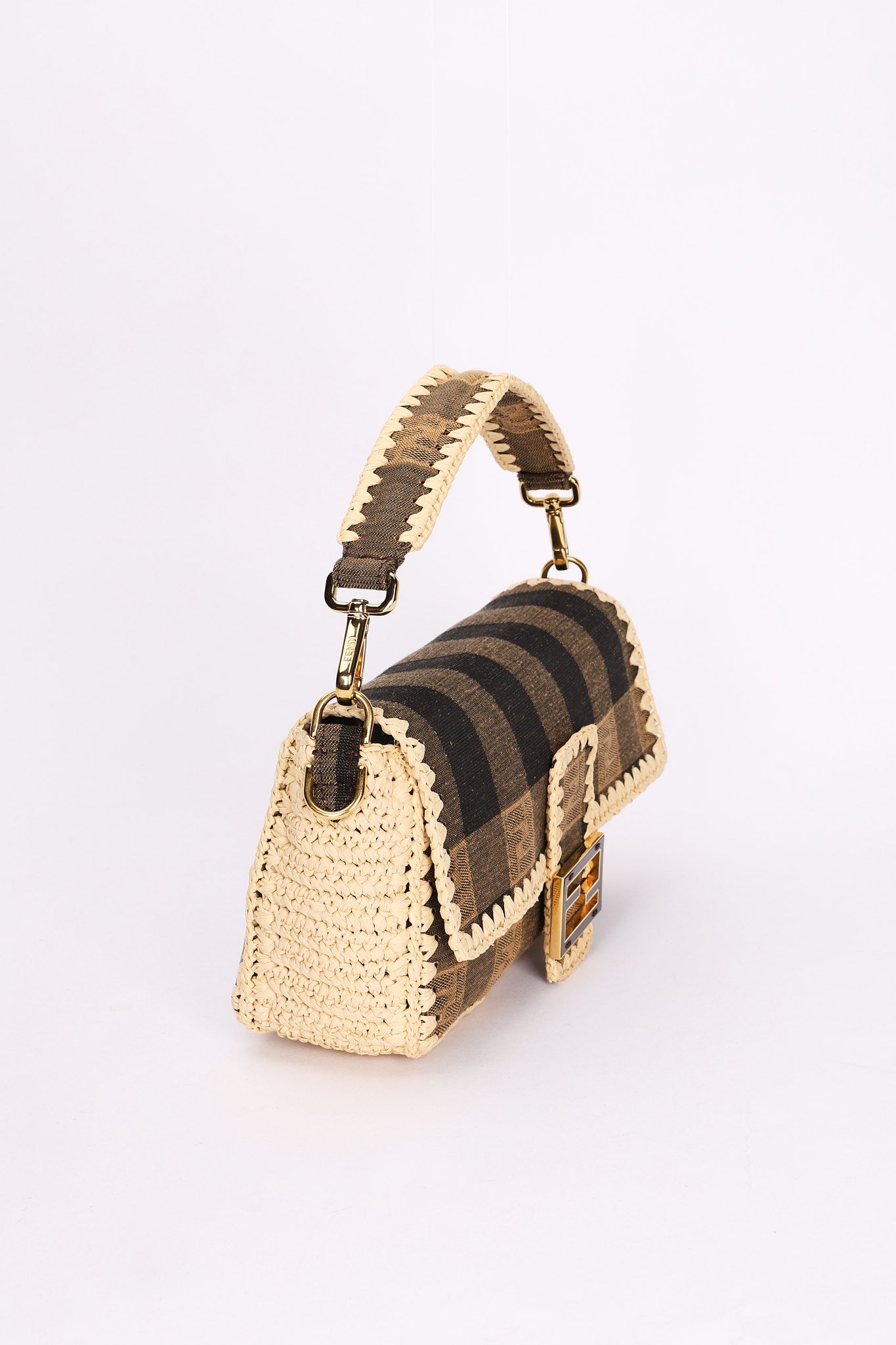 Fendi Pequin Baguette