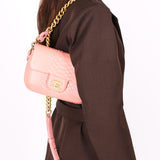 Chanel Bag Pink Lizard AGHW