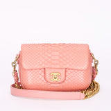 Chanel Bag Pink Lizard AGHW