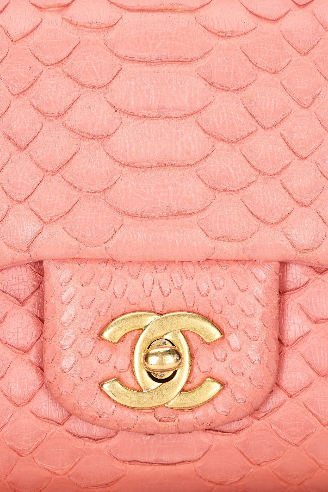 Chanel Bag Pink Lizard AGHW