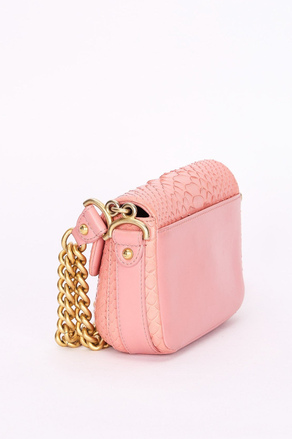 Chanel Bag Pink Lizard AGHW