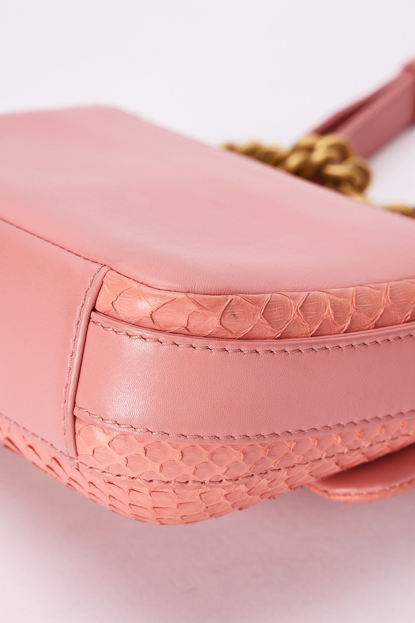 Chanel Bag Pink Lizard AGHW