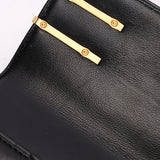 Chanel Coco Clips Phone Case Wallet on Chain Black Lambskin MMHW