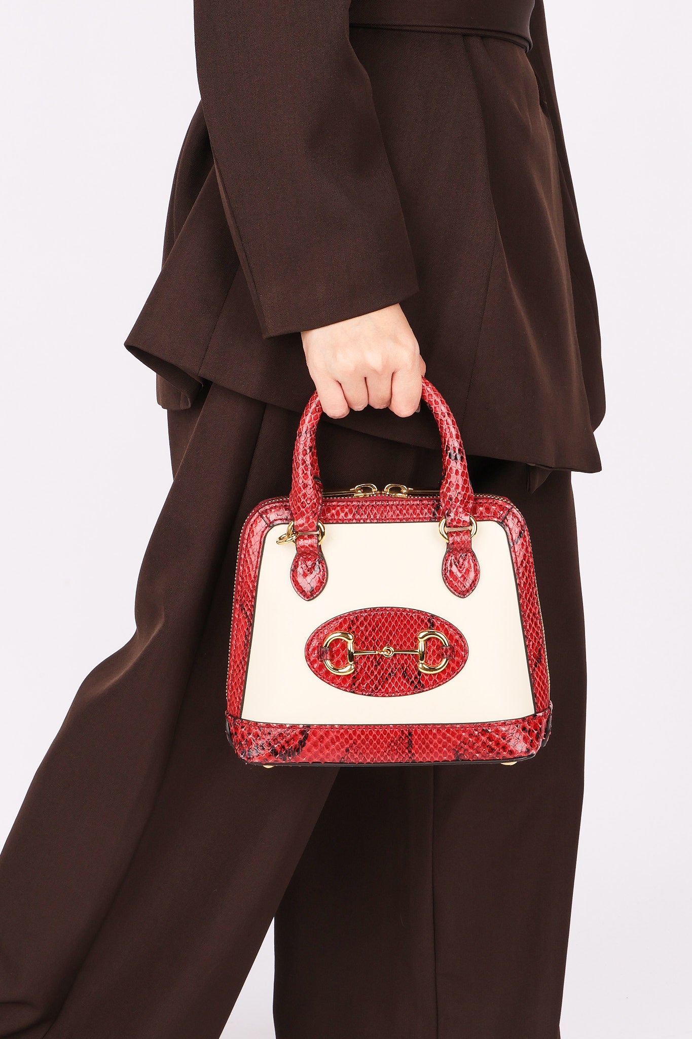 Limited Edition Gucci Snakeskin Horsebit Bag