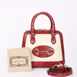 Limited Edition Gucci Snakeskin Horsebit Bag