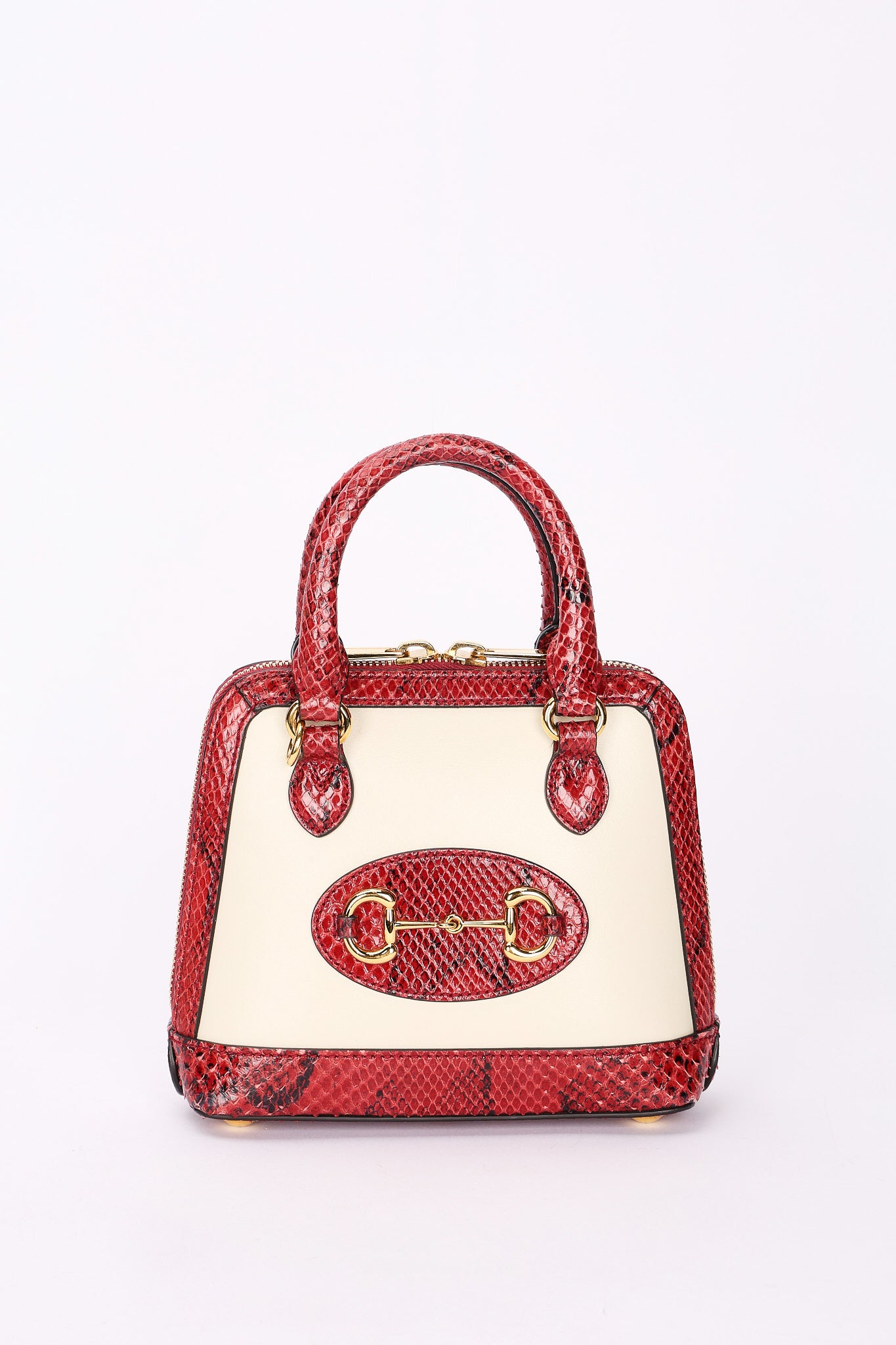 Limited Edition Gucci Snakeskin Horsebit Bag