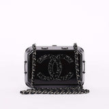 Ultra-Rare Chanel Runway 2014 Plexiglass Egg Carton Jewelry Box on Chain