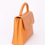 Chanel Kelly Top Handle Bag Orange Caviar 24K GP