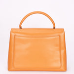 Chanel Kelly Top Handle Bag Orange Caviar 24K GP