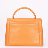 Chanel Kelly Top Handle Bag Orange Caviar 24K GP