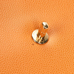 Chanel Kelly Top Handle Bag Orange Caviar 24K GP