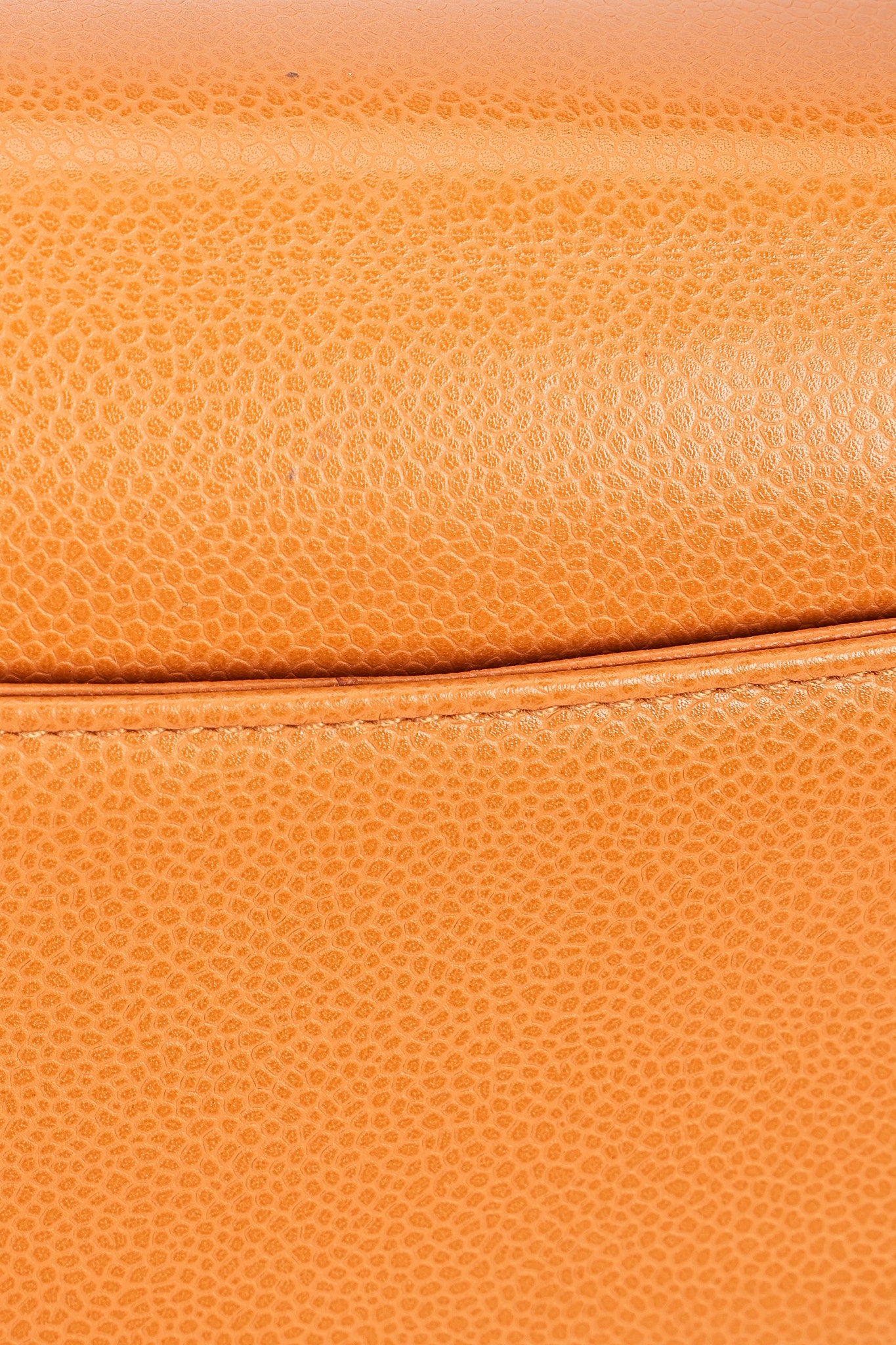 Chanel Kelly Top Handle Bag Orange Caviar 24K GP