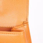 Chanel Kelly Top Handle Bag Orange Caviar 24K GP