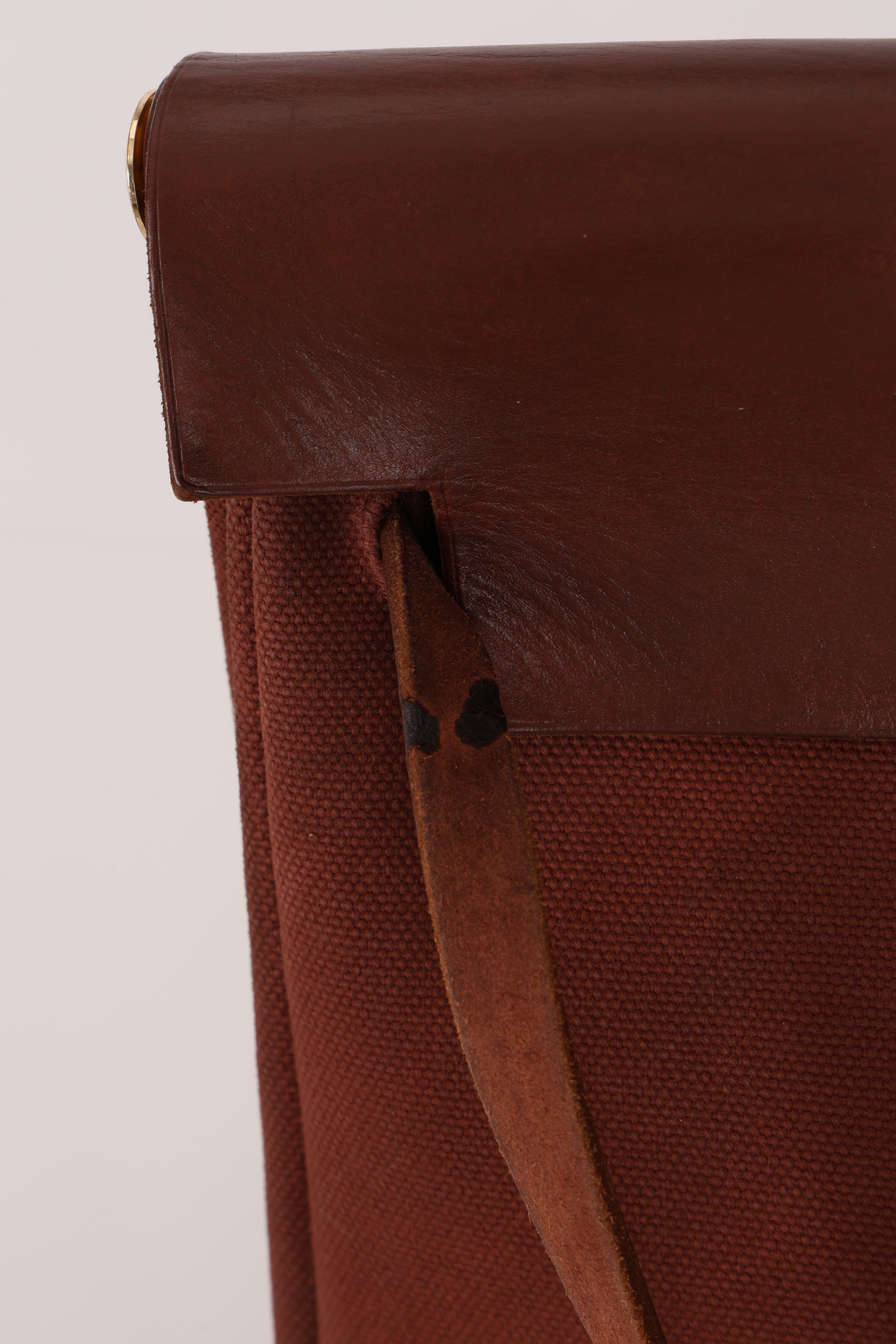 Hermès Herbag 39 Brown Vache Hunter and Toile 2001