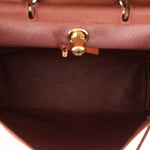 Hermès Herbag 39 Brown Vache Hunter and Toile 2001