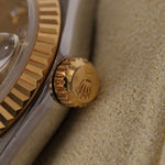 Rolex Datejust 26mm 6917 Champagne Diamond Dial Fluted Bezel Two Tone Yellow Gold Jubilee Bracelet - Drop 12