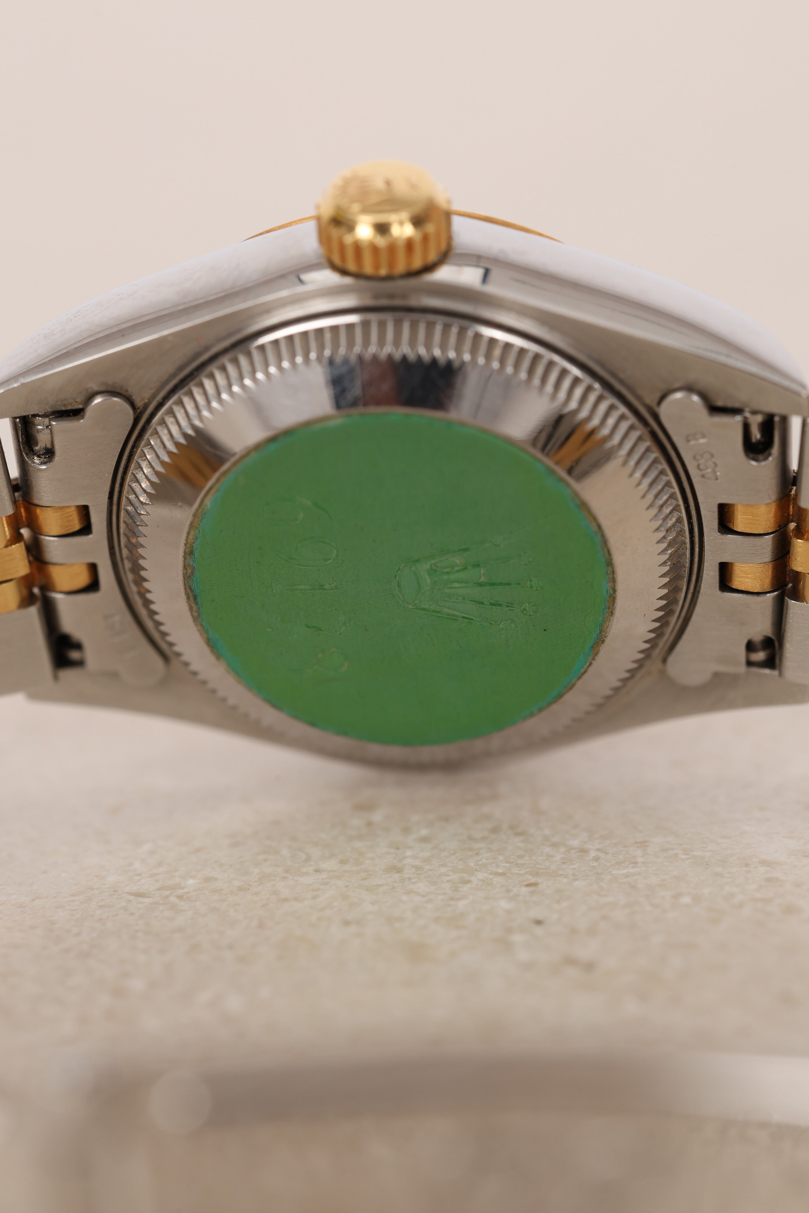 Rolex Datejust 26mm 6917 Champagne Diamond Dial Fluted Bezel Two Tone Yellow Gold Jubilee Bracelet - Drop 12