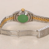 Rolex Datejust 26mm 6917 Champagne Diamond Dial Fluted Bezel Two Tone Yellow Gold Jubilee Bracelet - Drop 12