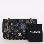 Chanel Medium Icons Classic Double Flap Canvas AGHW