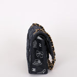 Chanel Medium Icons Classic Double Flap Canvas AGHW