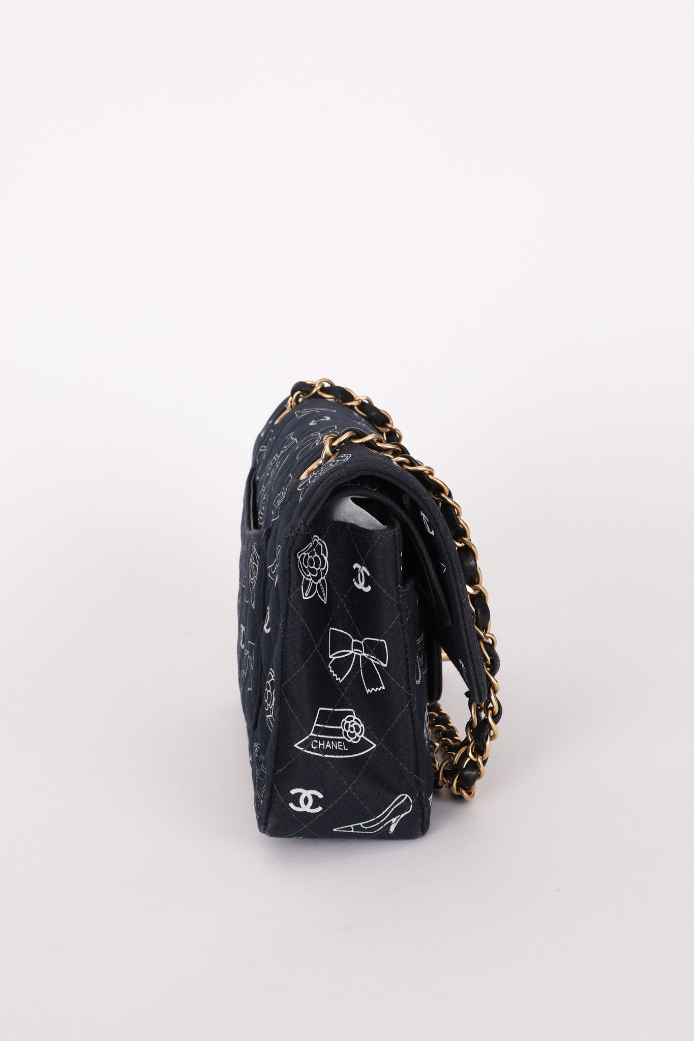 Chanel Medium Icons Classic Double Flap Canvas AGHW