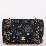 Chanel Medium Icons Classic Double Flap Canvas AGHW
