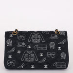 Chanel Medium Icons Classic Double Flap Canvas AGHW