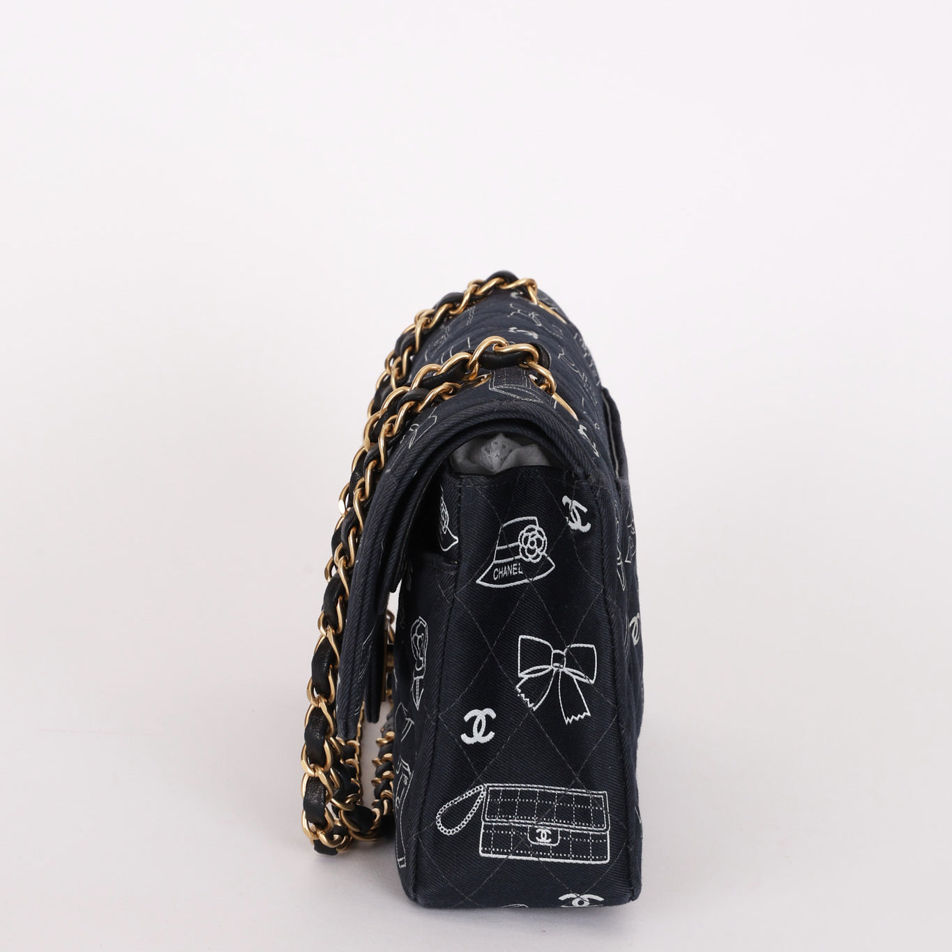 Chanel Medium Icons Classic Double Flap Canvas AGHW