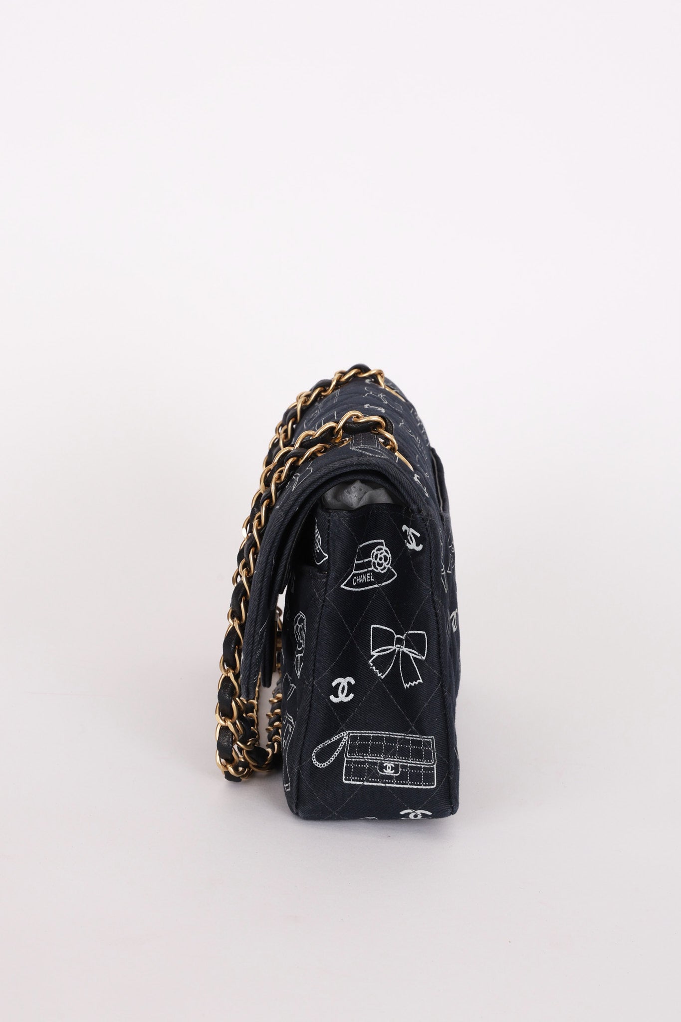 Chanel Medium Icons Classic Double Flap Canvas AGHW