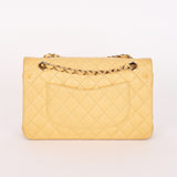 Chanel Medium Classic Double Flap Butter Yellow Caviar 2024 GHW