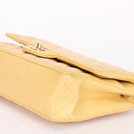 Chanel Medium Classic Double Flap Butter Yellow Caviar 2024 GHW