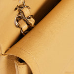 Chanel Medium Classic Double Flap Butter Yellow Caviar 2024 GHW