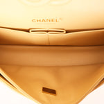 Chanel Medium Classic Double Flap Butter Yellow Caviar 2024 GHW